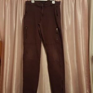 Burgundy Banana Republic pants